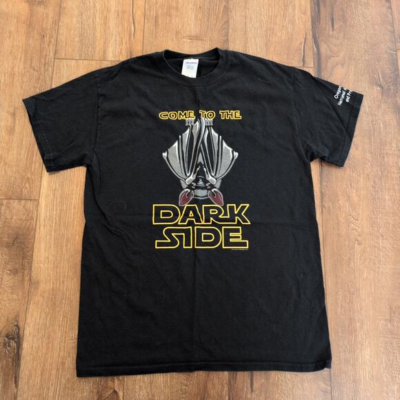 Come to the Dark Side Bat Adult Medium Shirt Oregon Coast Animal Star Wars Darth - Picture 1 of 8